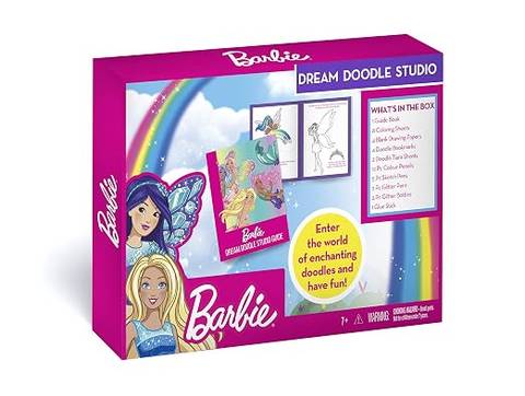 Barbie Dream Doodle Studio | Doodle Activity Kit for Kids Age 7 Years & Above