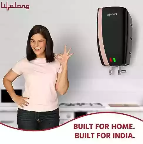 Lifelong LLIWH105 5-Litre Instant Water Heater (Geyser) | 3000 W| 6.5 Bar Pressure| ISI Certified| 2 Years Warranty